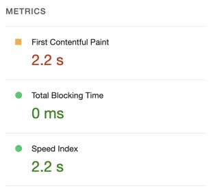 old performance metrics on mobile